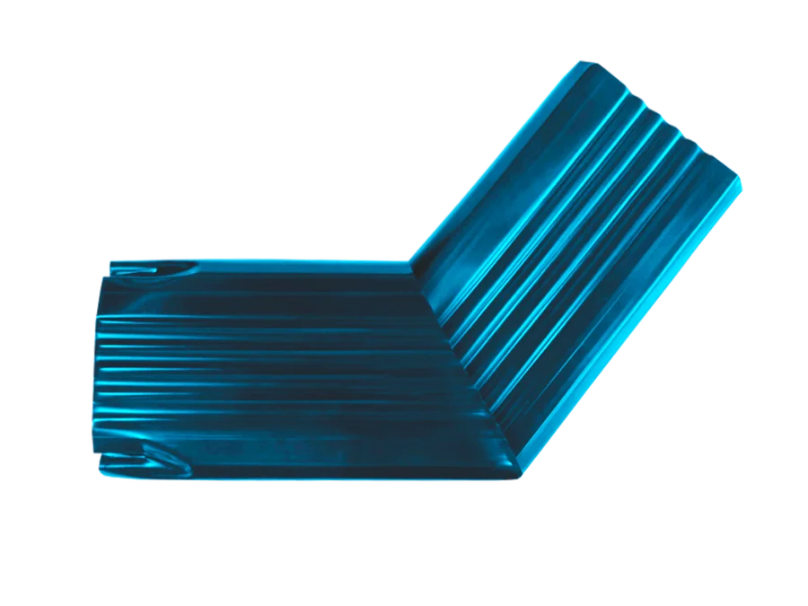 Колено трубы Aquasystem 100 мм PU двусторонний