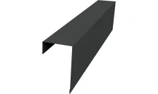 Торцевая планка фальц для фальца 65*117 мм сталь 0,5 мм Rooftop Бархат 2м Aquasystem