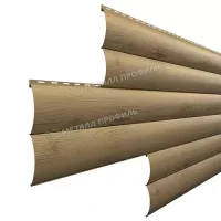 Сайдинг Woodstock 356*330 мм 0,5 мм Ecosteel Корея в пленке Металл Профиль