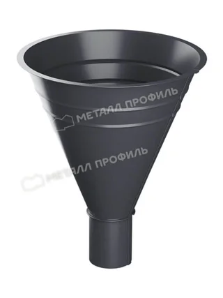 Воронка водосборная круглая Aquasystem 90 мм Медь Медь