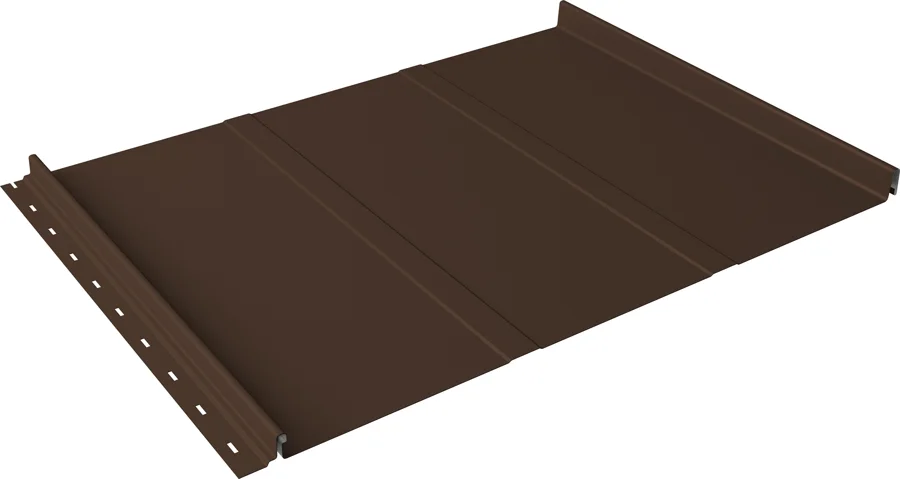 Фальцевая панель Grand Line Кликфальц Лайн 542/510 мм Drap TX 0,45 мм