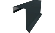 Торцевая планка фальц для фальца 65*97 мм сталь 0,5 мм PurLite матовый 2м Grand Line