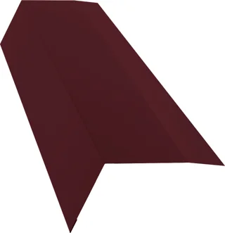 Парапетная крышка прямая для профнастила для забора 125 мм сталь 0,45 мм Drap ТР 2м Grand Line