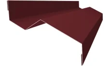 Планка примыкания внакладку для металлочерепицы для профнастила 25*17*35*17 мм сталь 0,45 мм Drap ТР 3м Grand Line