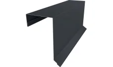 Торцевая планка фальц для фальца 65*97 мм сталь 0,5 мм PURRUS матовый 2м Stynergy
