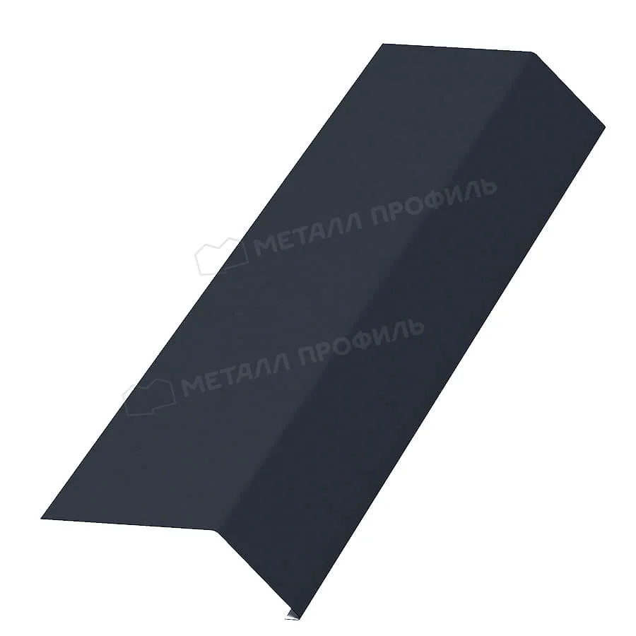 Парапетная крышка прямая для профнастила для забора 390 мм сталь 0,5 мм Drap TX 2м Grand Line